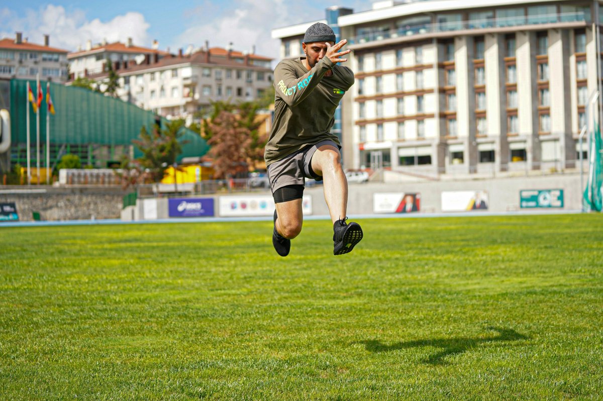 training in the park